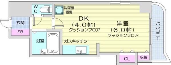 西１１丁目駅 徒歩10分 2階の物件間取画像